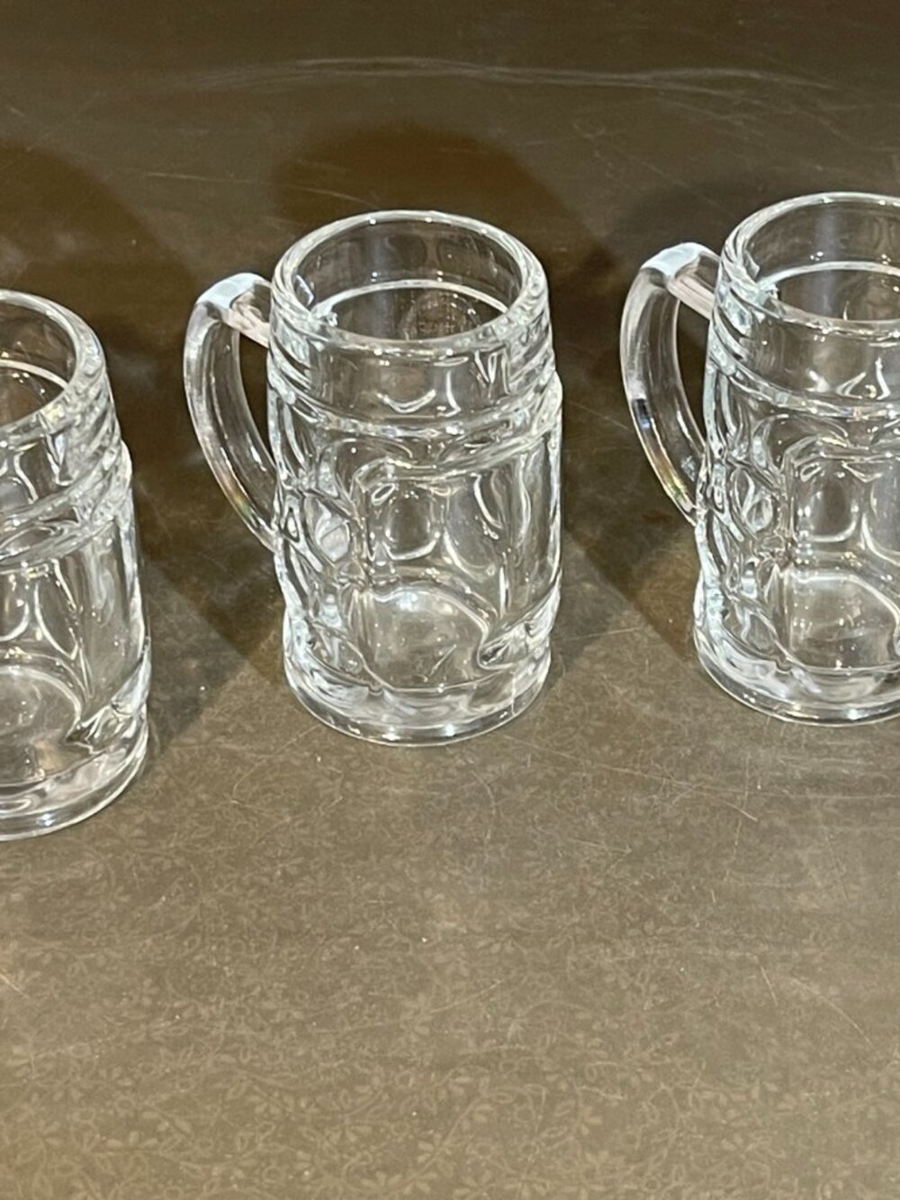 3 Beer Mug Style Shot Glasses 2.75" (1235)
